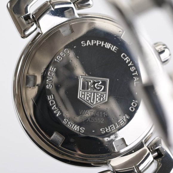 Tag Heuer Link WAT1411 29mm Steel Quartz White Diamond Dial Ladies Watch